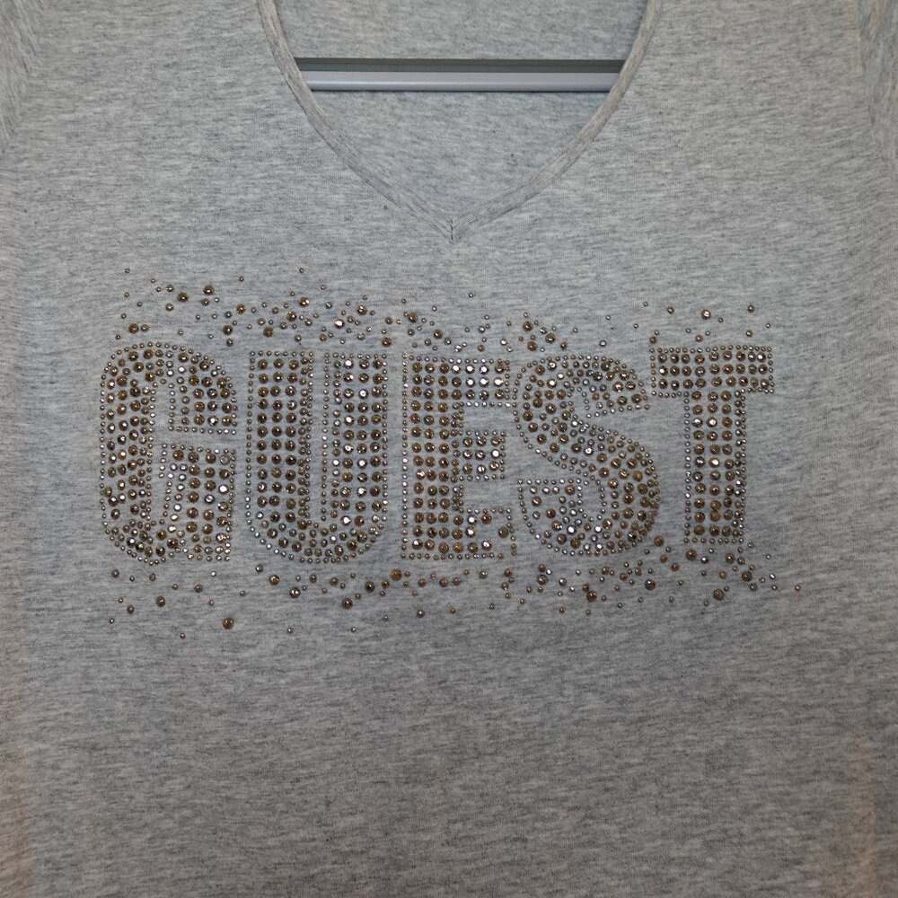 Rhinestone "GUEST" Bodycon tee